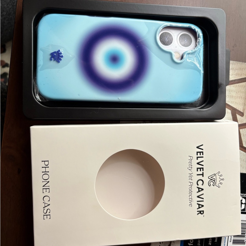 Velvet Caviar Blue iPhone 16 Case